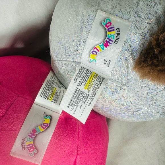 Set of 2 Squishmallow Halloween Plush Candy Collab Hershey Kisses & Bubble Yum - Picture 3 of 3